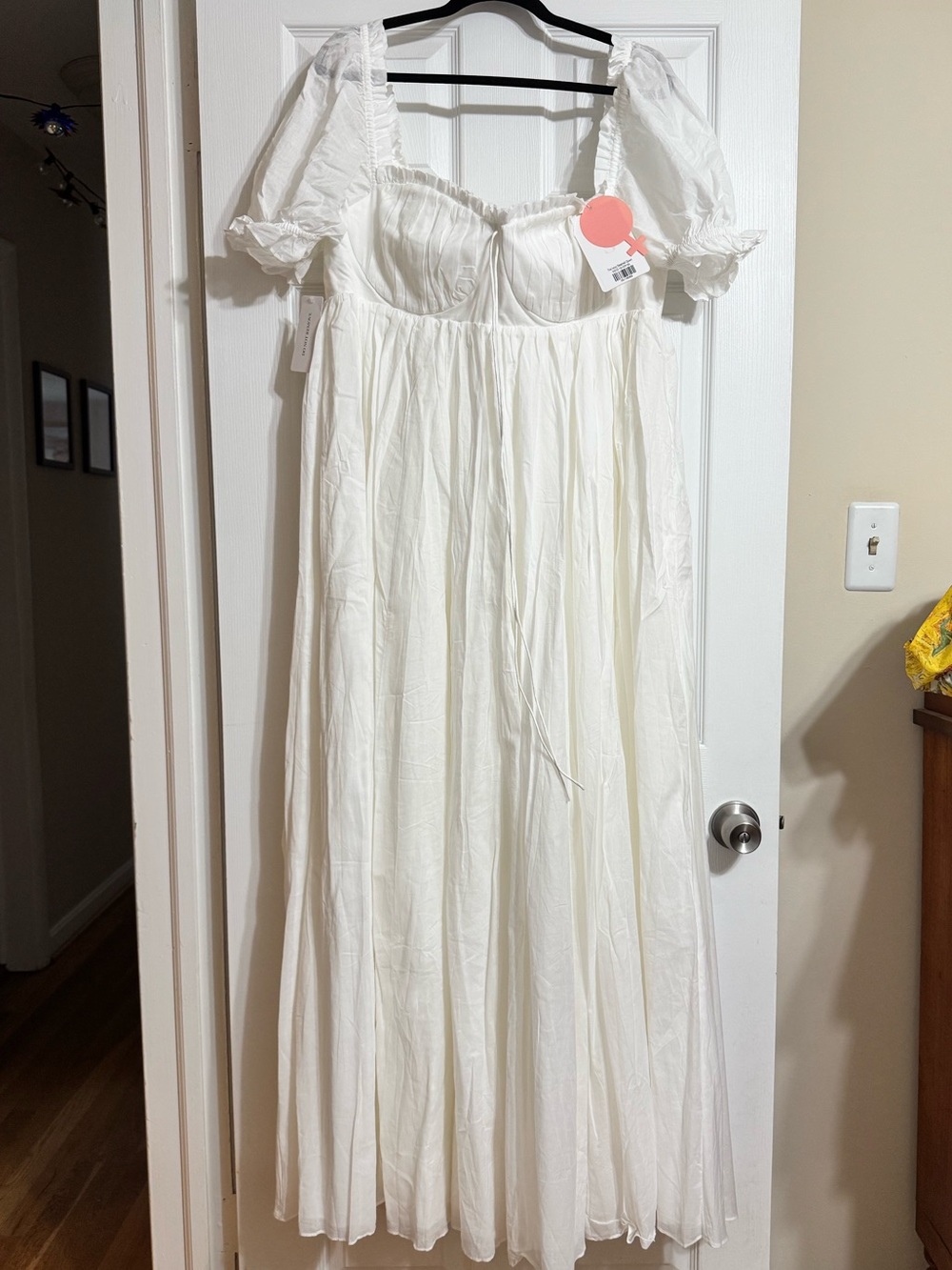 Selkie Ivory Cotton “Seashell” Gown - Picture 2 of 4